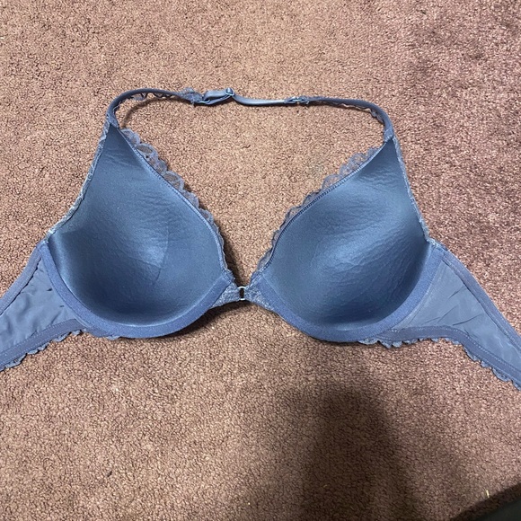 EUC Aerie lacy halter underwire bra lightly lined 36D - Picture 3 of 4